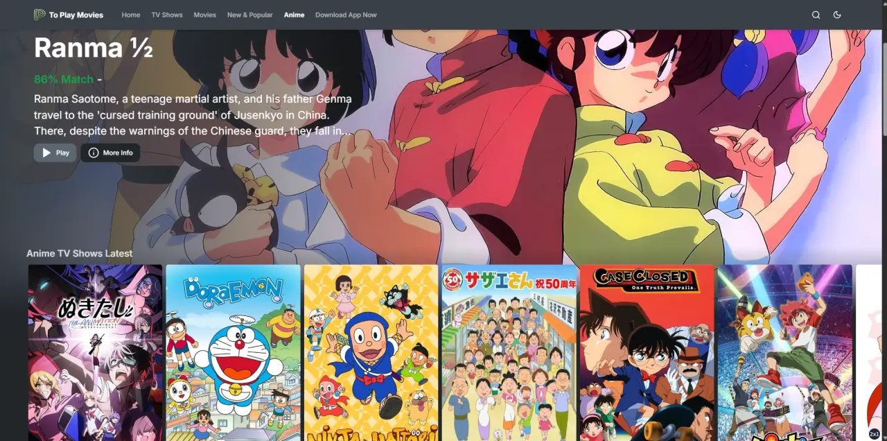 My Anime (and movie) website