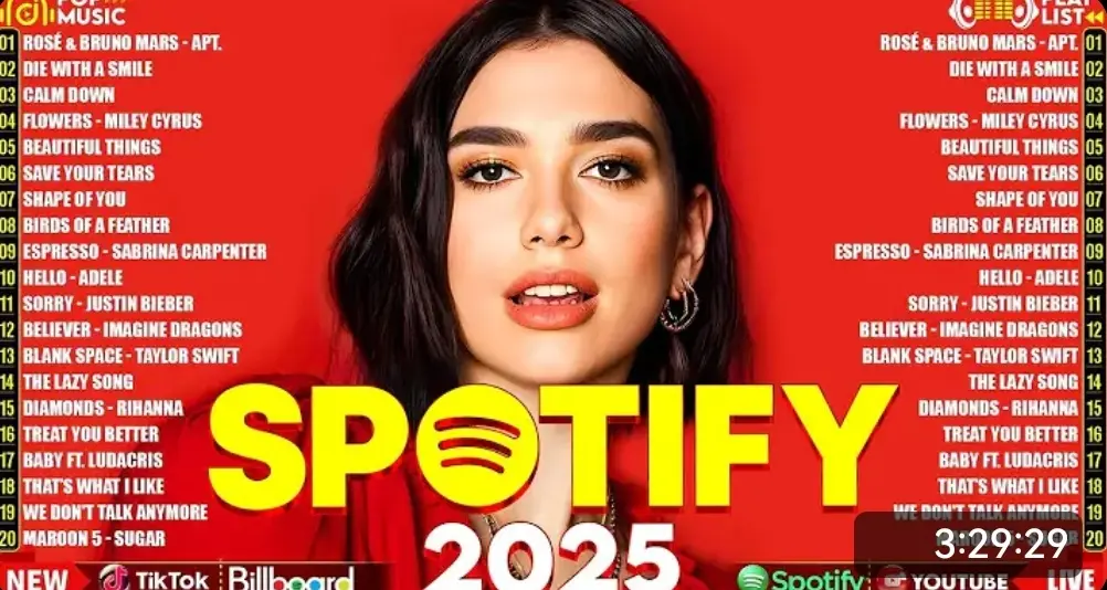 Pop Songs 2025 Playlist