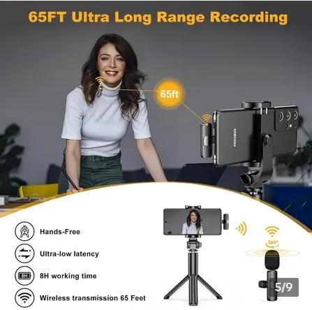 2025-08-24 16_21_53-K9 Wireless Microphone for phone Lavalier Microphone Live Vlogging - TikT...webp
