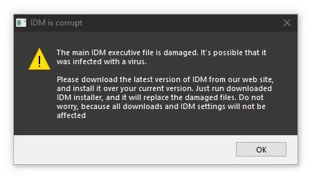 IDM is corrupt.webp