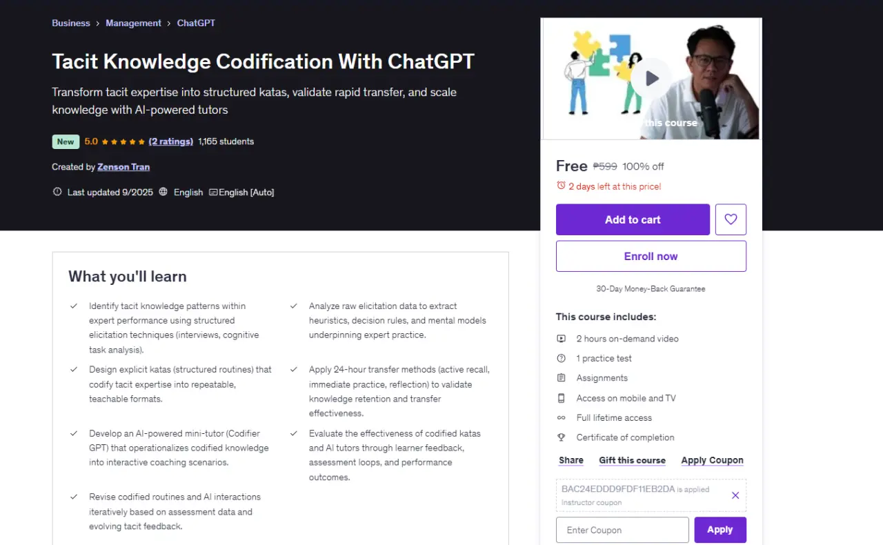 Tacit Knowledge Codification With ᑕᕼᗩTGᑭT