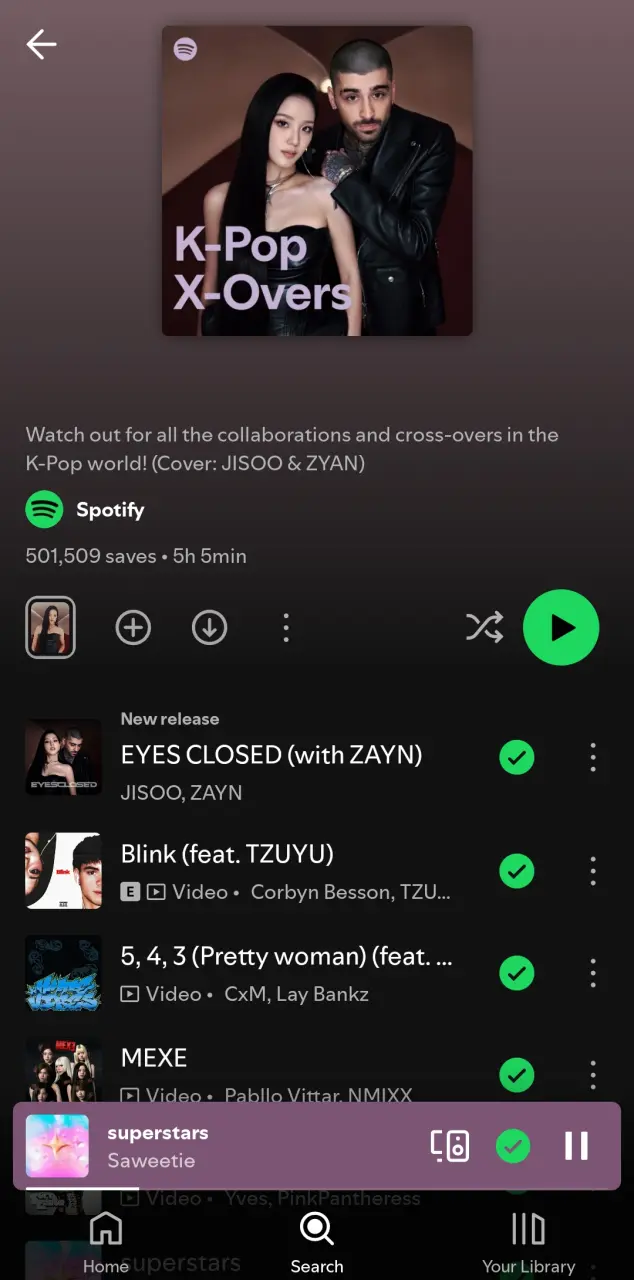 K-Pop X-Overs | Spotify