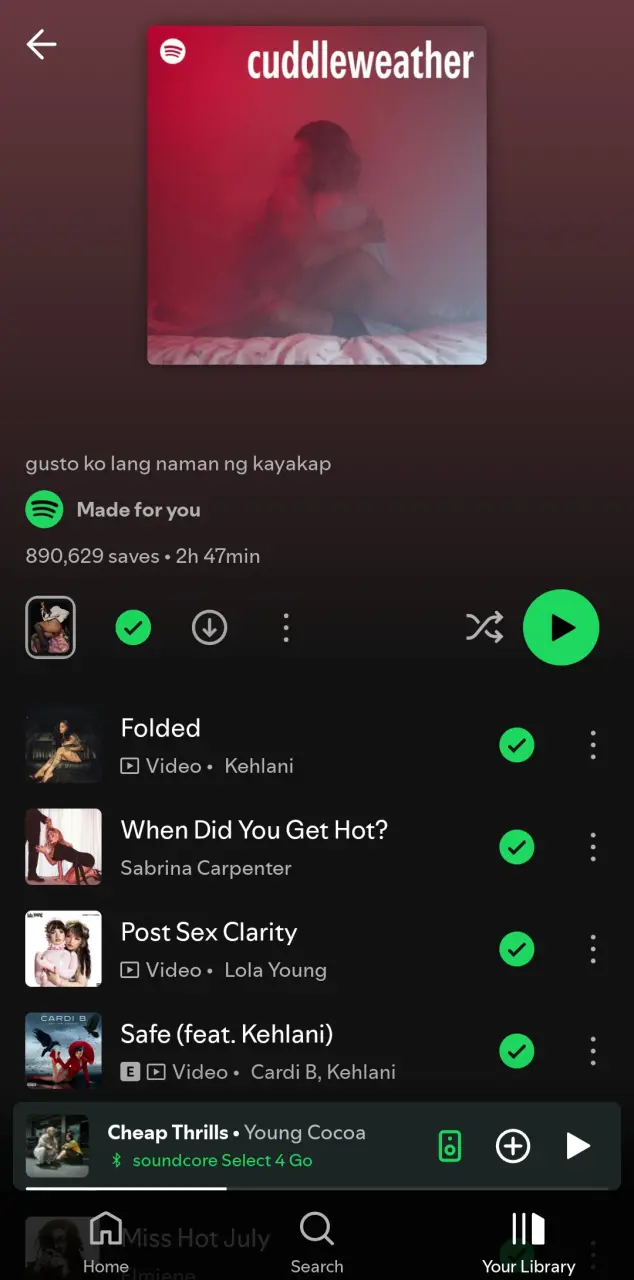 Cuddleweather | Spotify