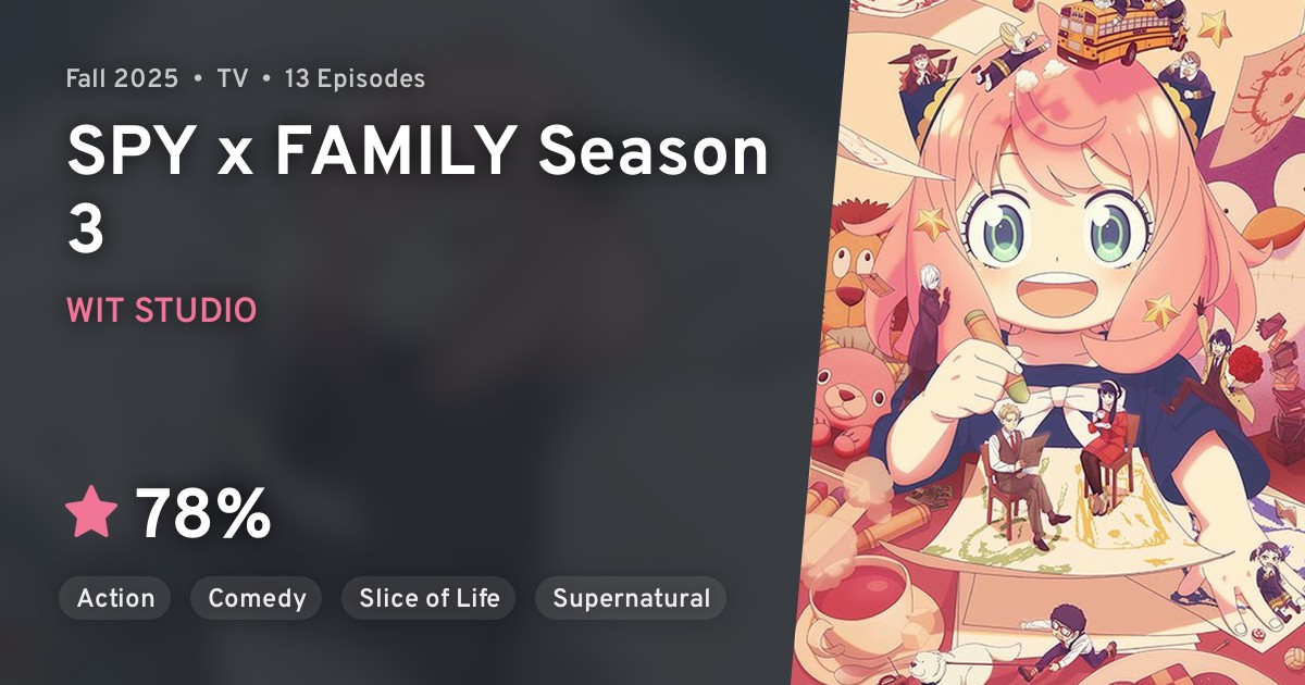 Spy x Family Season 3 Episode 06 ONGOING