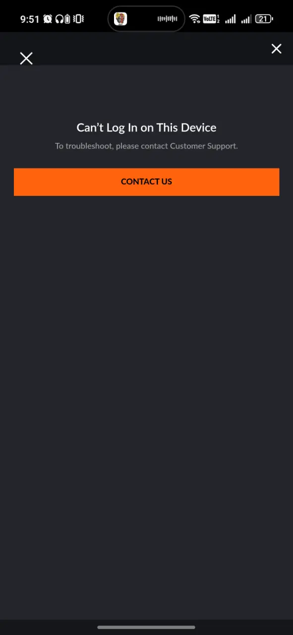 Crunchyroll issue device