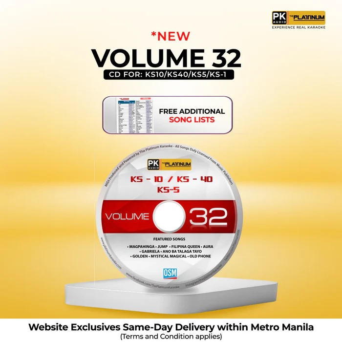 Platinum Karaoke KS Series (CD) Vol 32 Wygon's Edition ISO with my Custom BGV