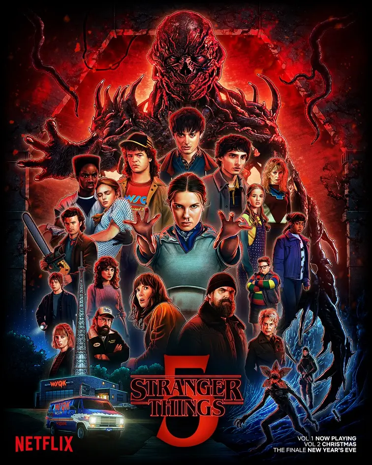 Stranger Things Season 5 Volume 1 Complete 720p and 1080p WEB-DL 6CH x265 HEVC-PSA