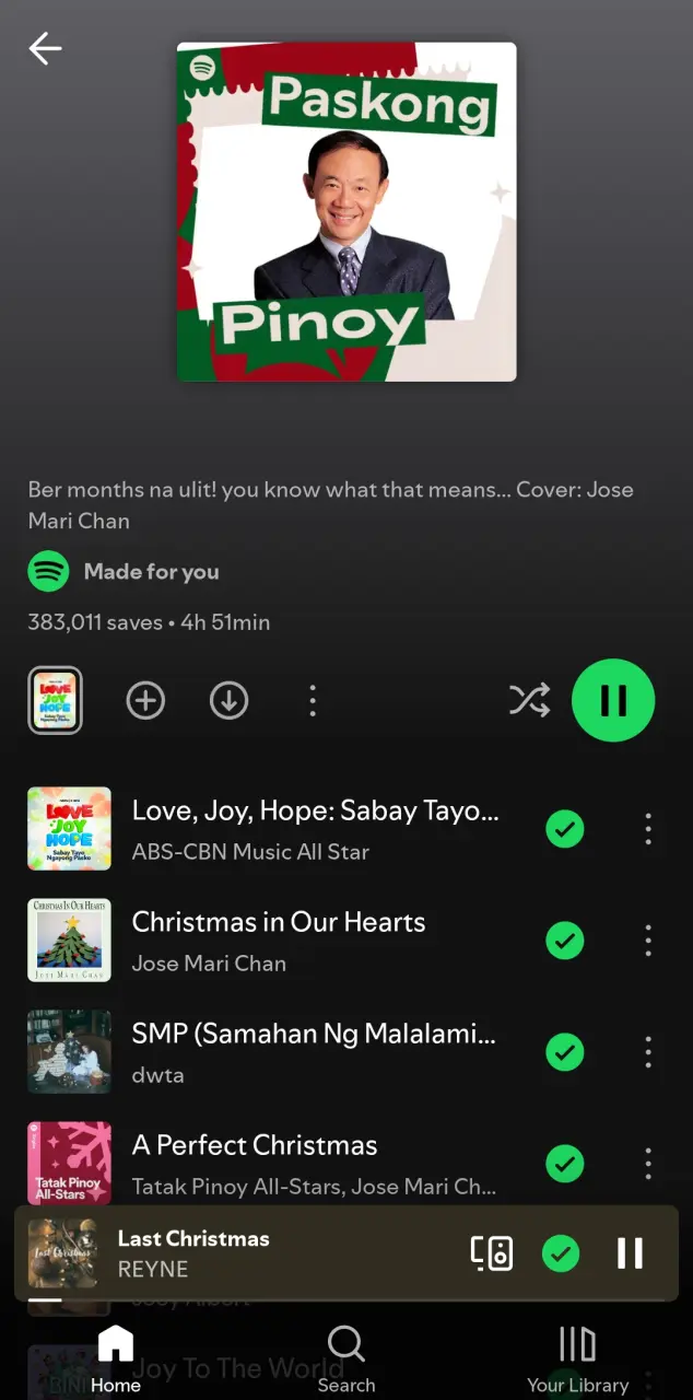 Paskong Pinoy | Spotify Playlist