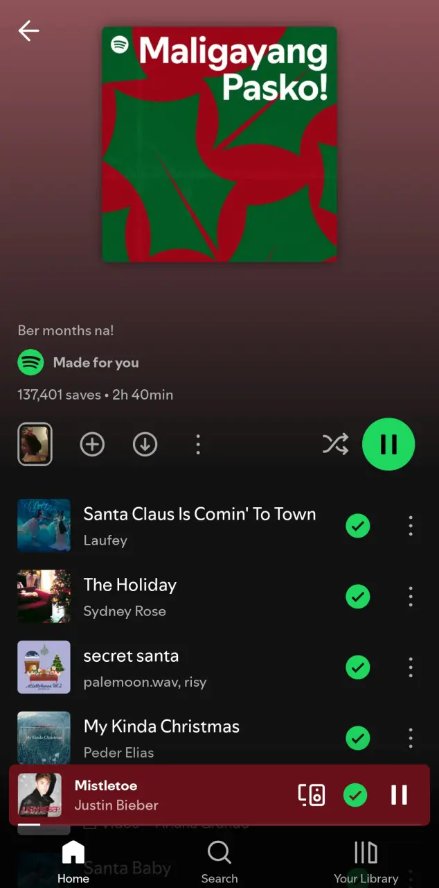 Maligayang Pasko! | Spotify Playlist