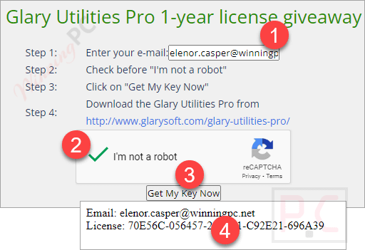 Get Glary Utilities Pro License