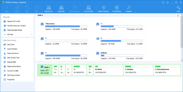 AOMEI Partition Assistant License Key & Patch {Tested} Free Download