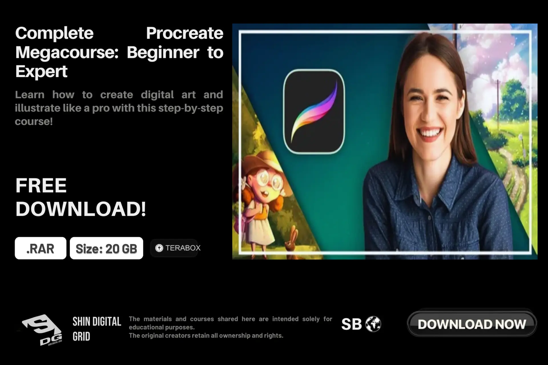 Complete Procreate Megacourse.webp