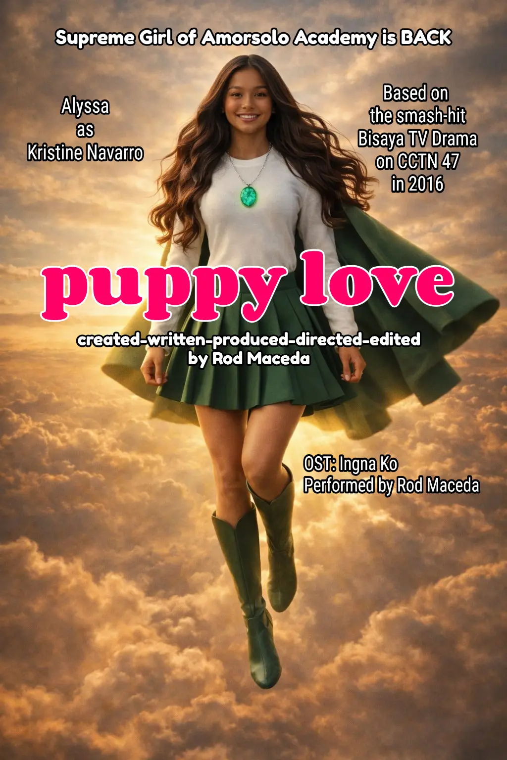 Alyssa as Supreme Girl of Amorsolo Academy Puppy Love drama series.webp