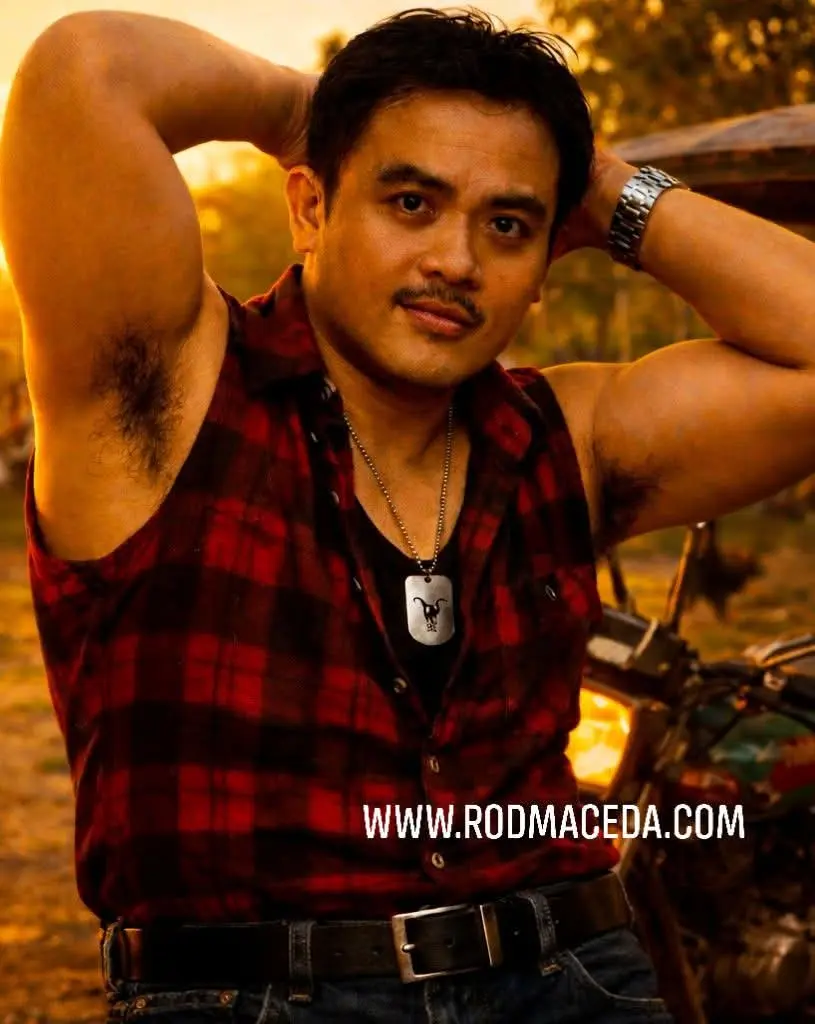 Rod Maceda armpit muscles flex hot daddy pinoy barako.webp