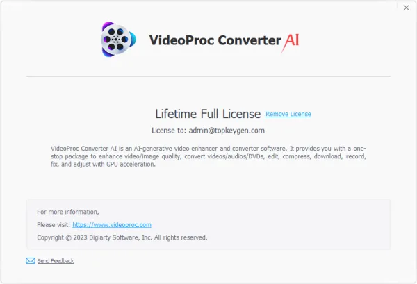 VideoProc Converter AI Activator & Keygen Final Download
