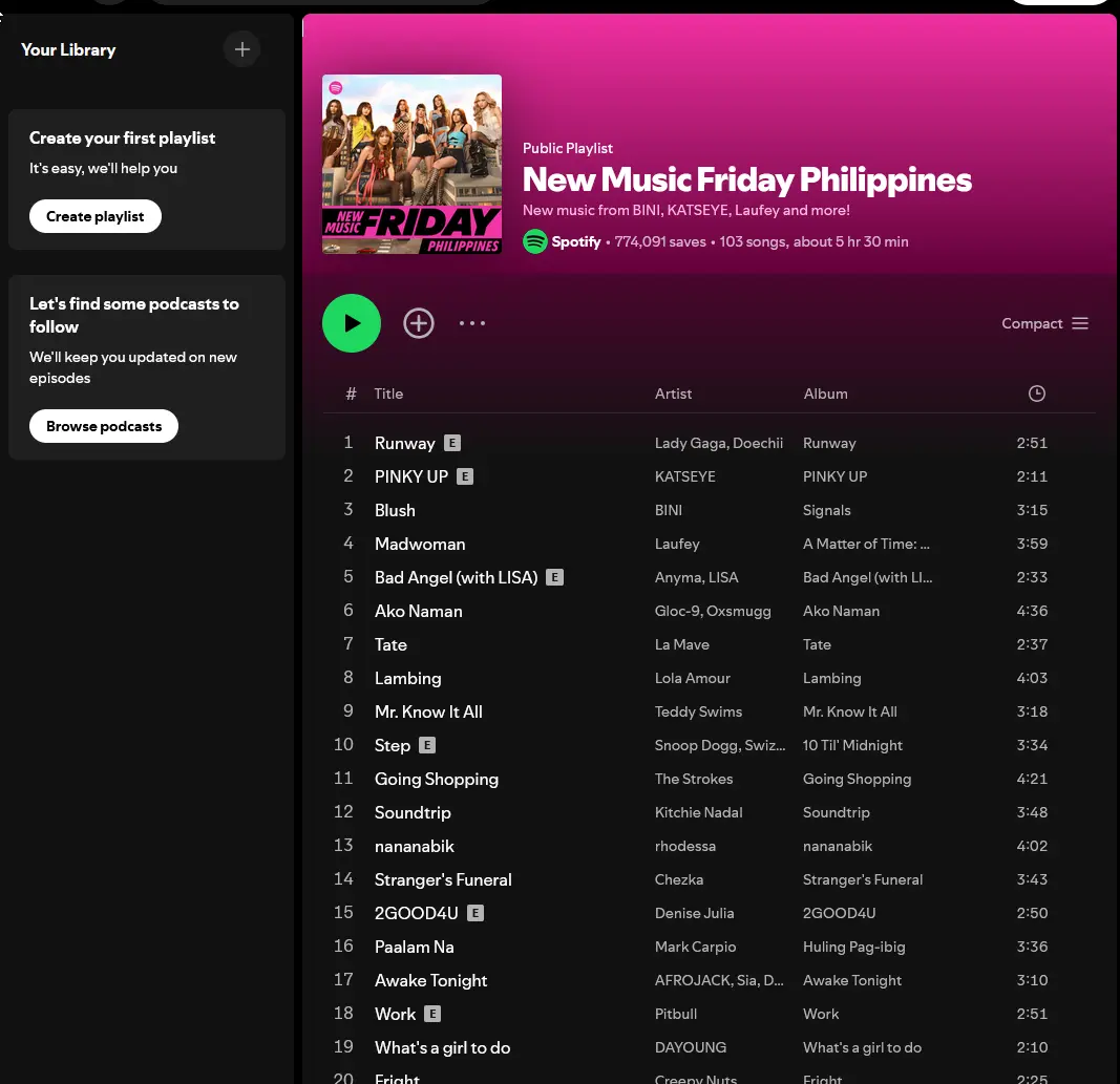 Spotify New Music Friday Philippines [Flac] 041026