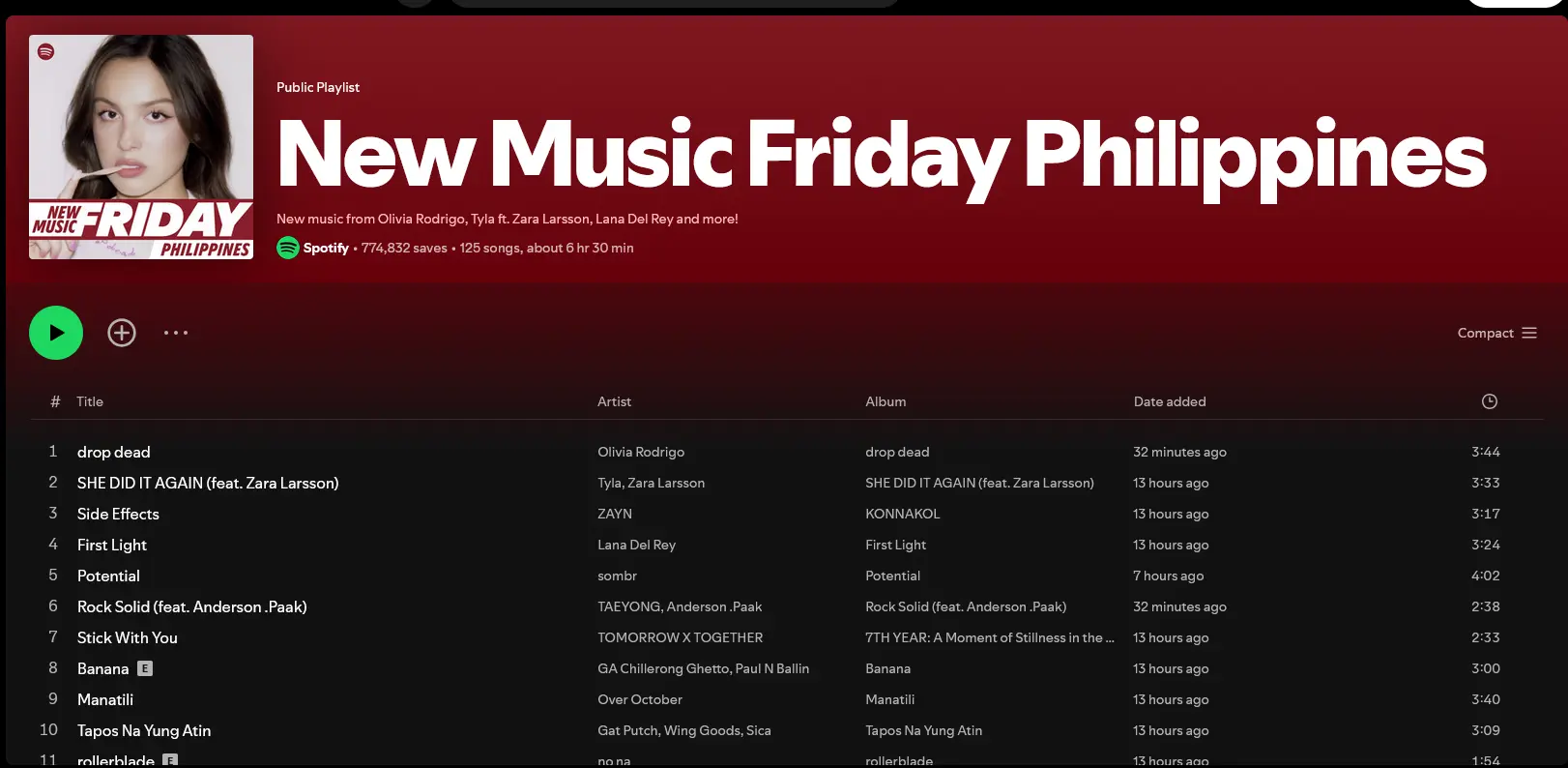 Spotify New Music Friday Philippines [Flac] 041726