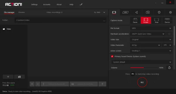 Mirillis Action! Full Patch & License Key {Tested} Free Download