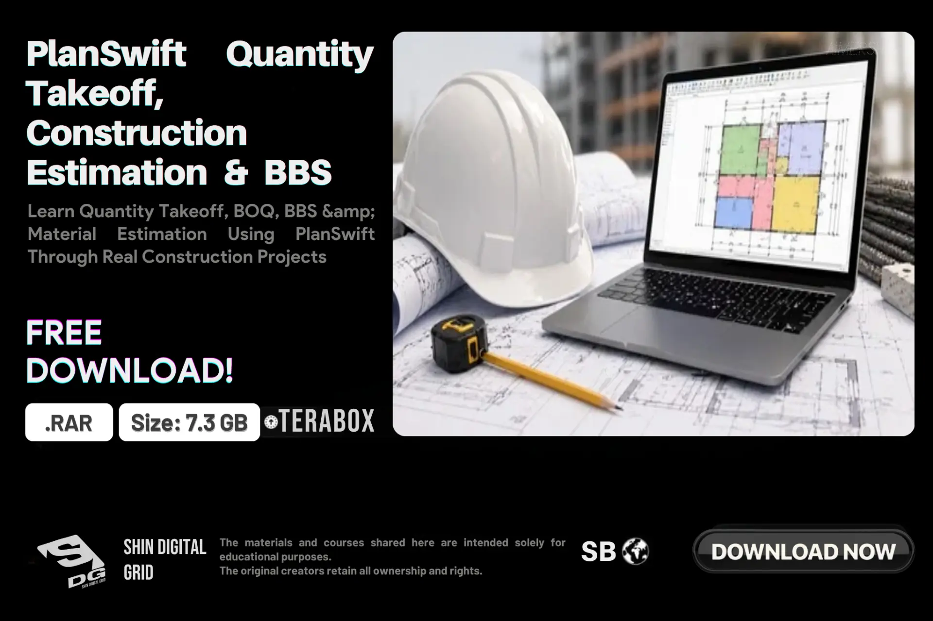 [Udemy] PlanSwift Quantity Takeoff, Construction Estimation & BBS | By: Mudessar Afraz | DDL | 7.3 GB