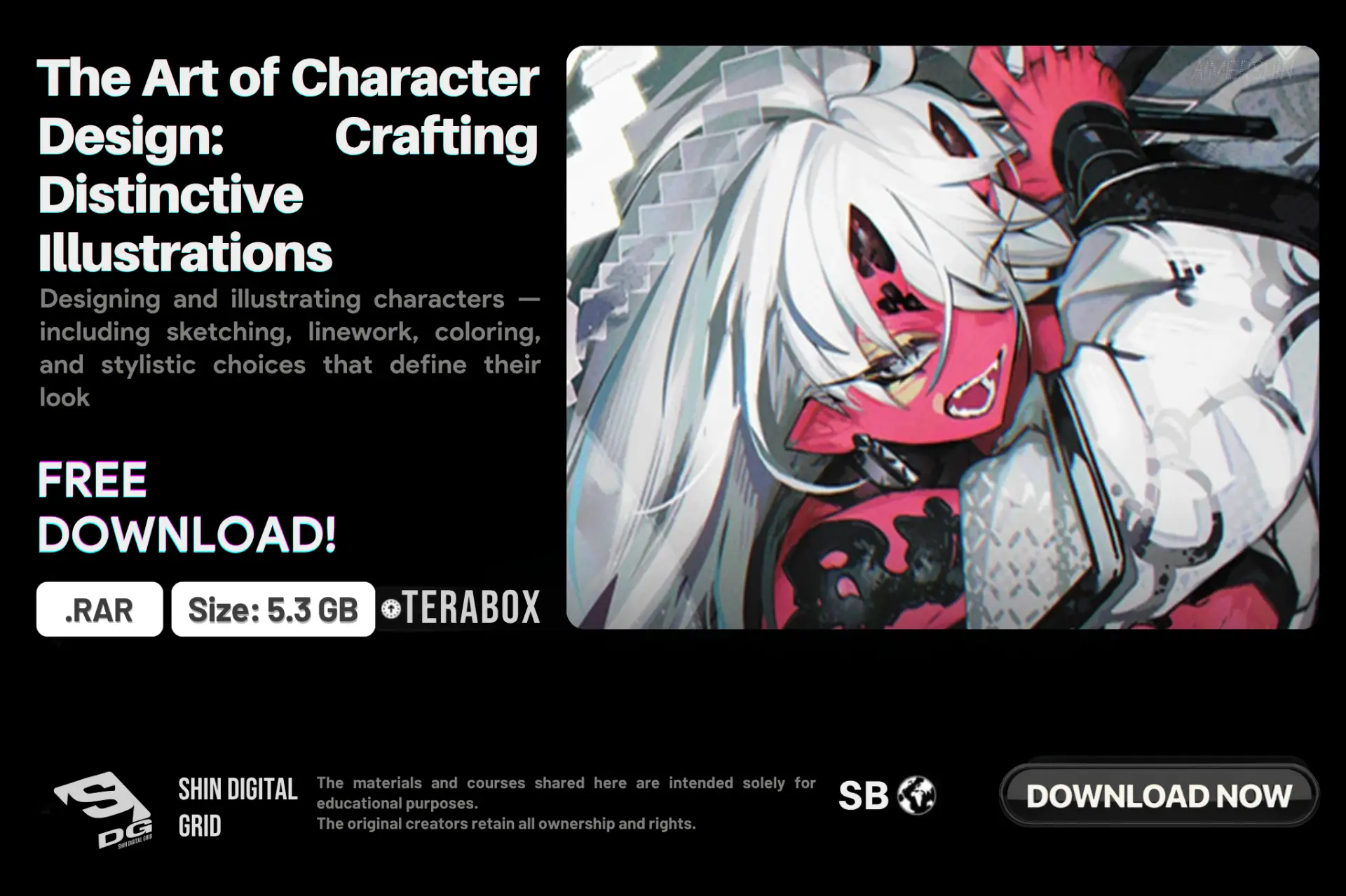 [Coloso] The Art of Character Design: Crafting Distinctive Illustrations | By: Shiba | DDL | 5.3 GB