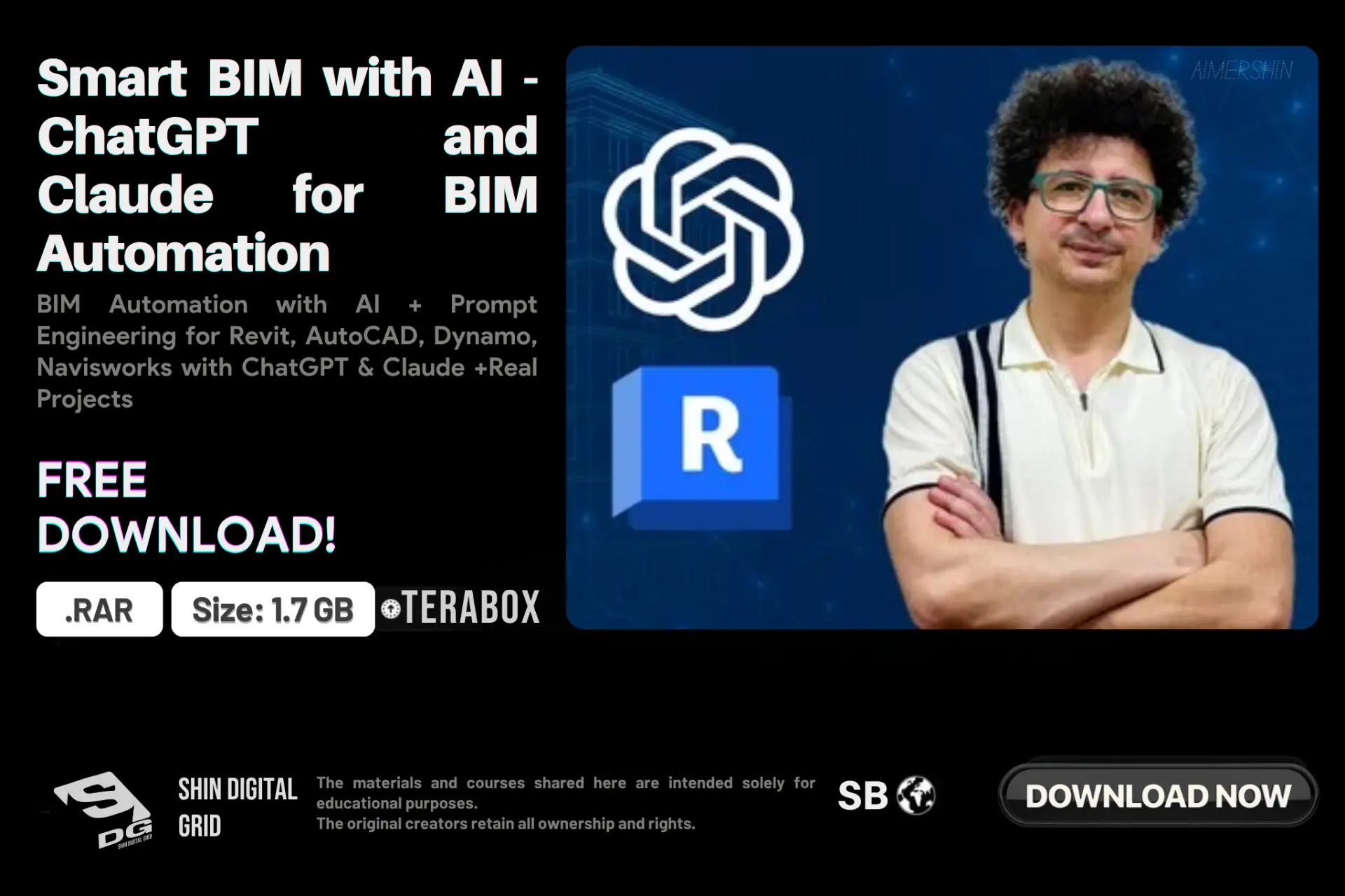 [Udemy] Smart BIM with AI - ᑕᕼᗩTGᑭT and Claude for BIM Automation | By: Ghasem Ariyani | DDL | 1.7 GB