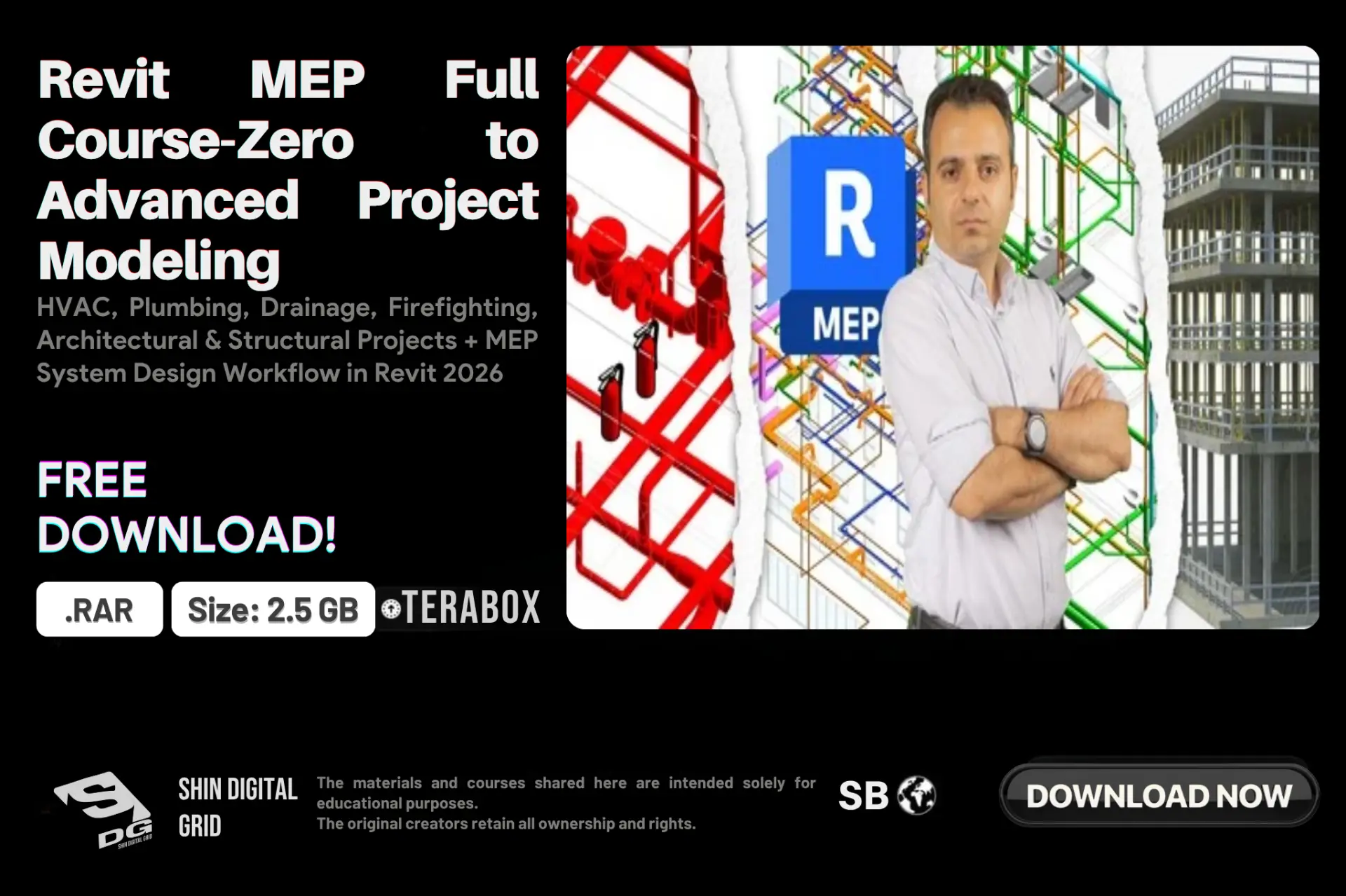 [Udemy] Revit MEP Full Course-Zero to Advanced Project Modeling | By: Amir Karami | DDL | 2.5 GB