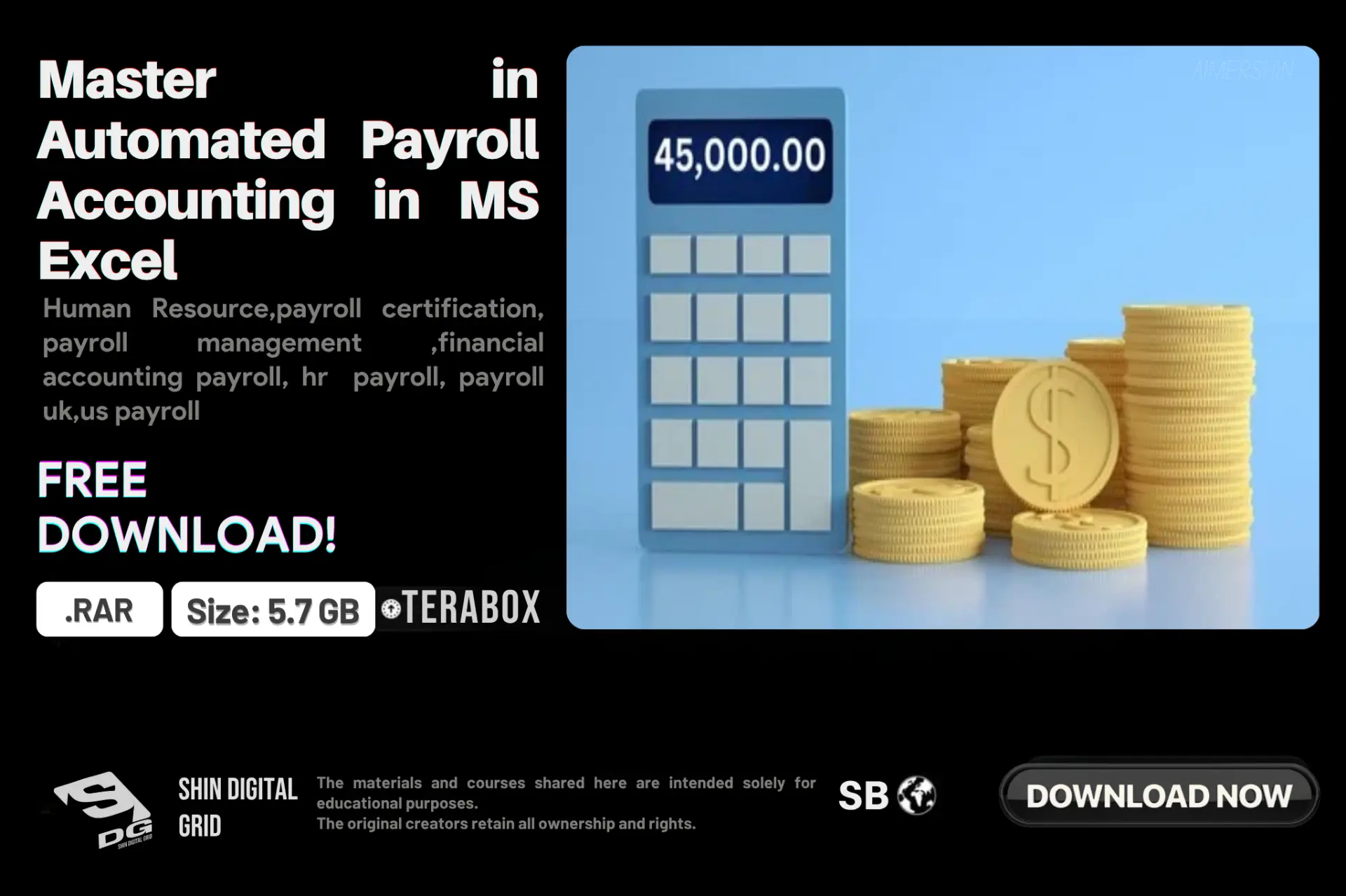 [Udemy] Master in Automated Payroll Accounting in MS Excel | By: A.M.A.M Mubeen | DDL | 5.7 GB