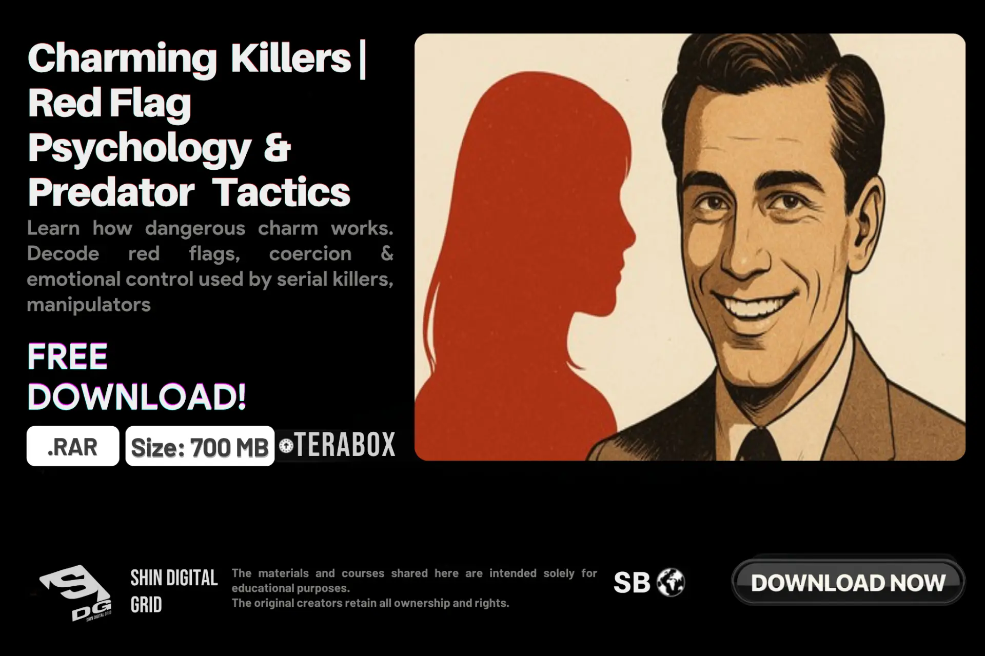 [Udemy] Charming Killers | Red Flag Psychology & Predator Tactics | By: Crystal Tummala | DDL | 700 MB