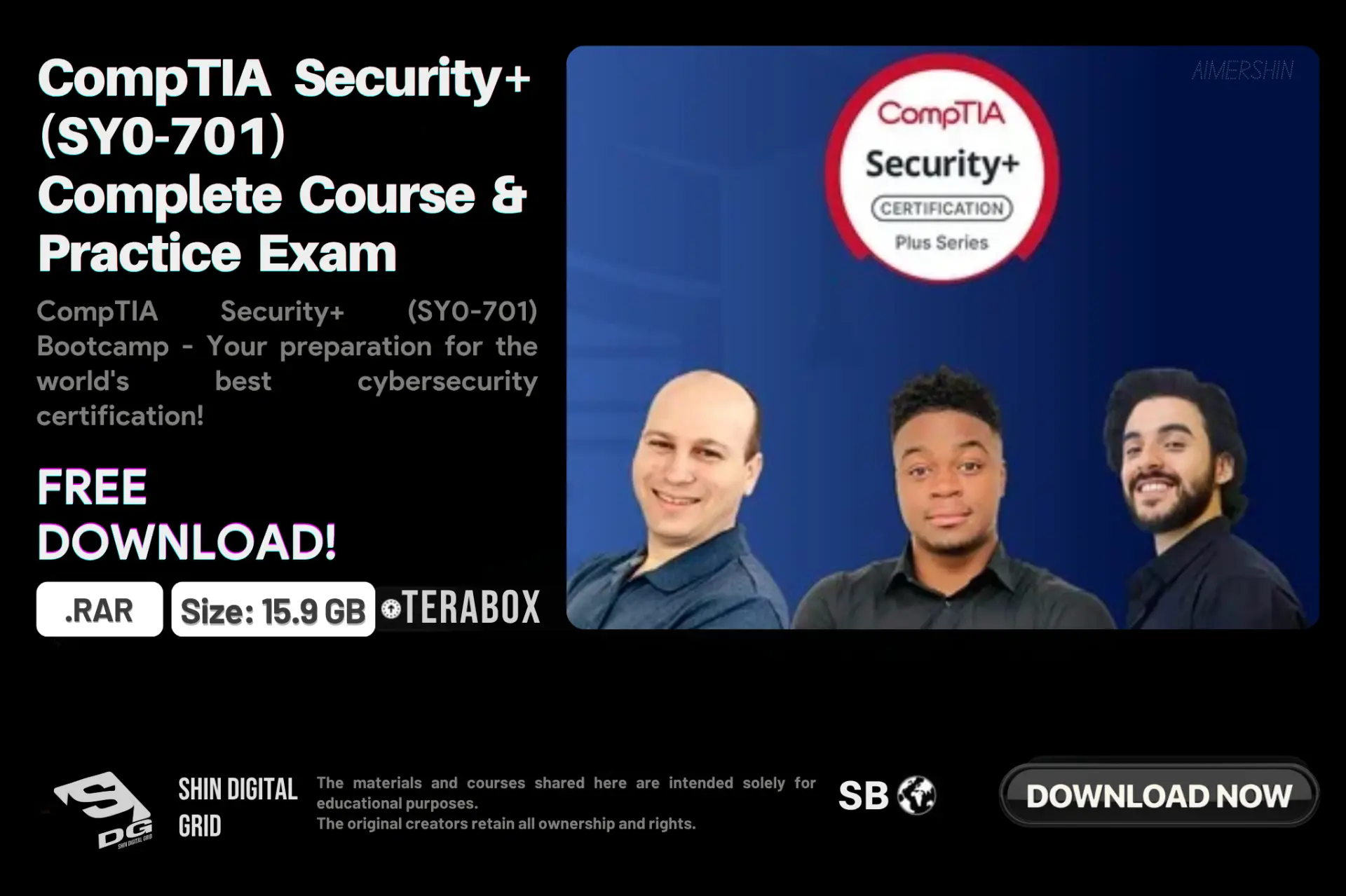 [Udemy] CompTIA Security+ (SY0-701) Complete Course & Practice Exam | By: Jason Dion & DT Solutions | DDL | 15.9 GB