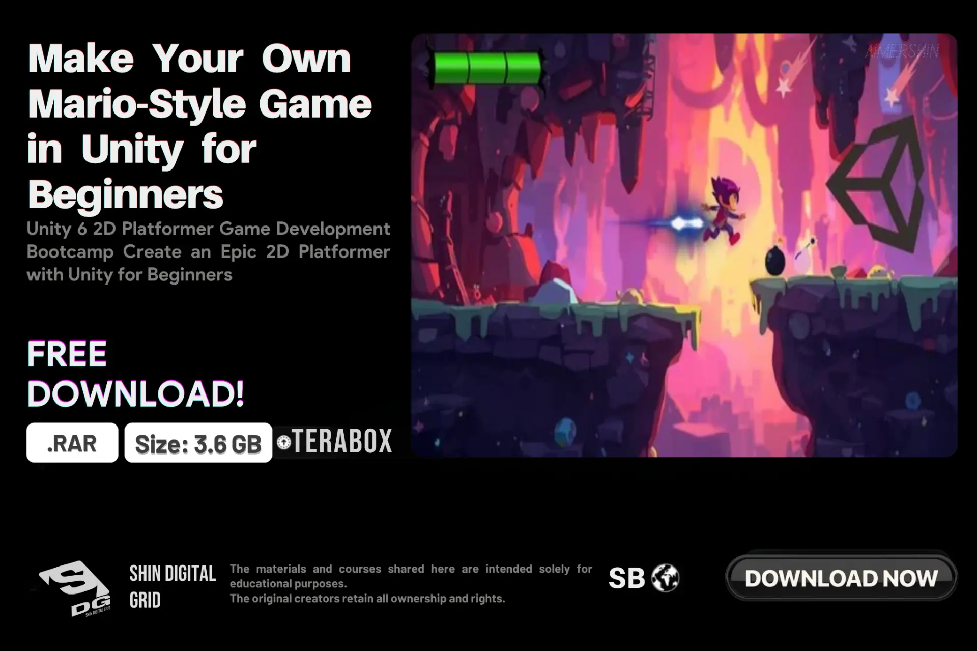 [Udemy] Make Your Own Mario-Style Game in Unity for Beginners | By: Giorgi Luarsabishvili | DDL | 3.6 GB