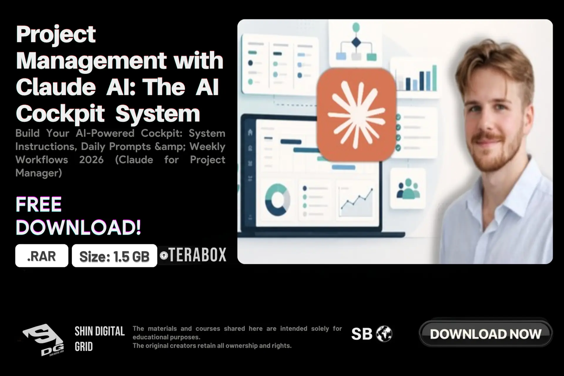 [Udemy] Project Management with Claude AI: The AI Cockpit System | By: Tobias Becker | DDL | 1.5 GB