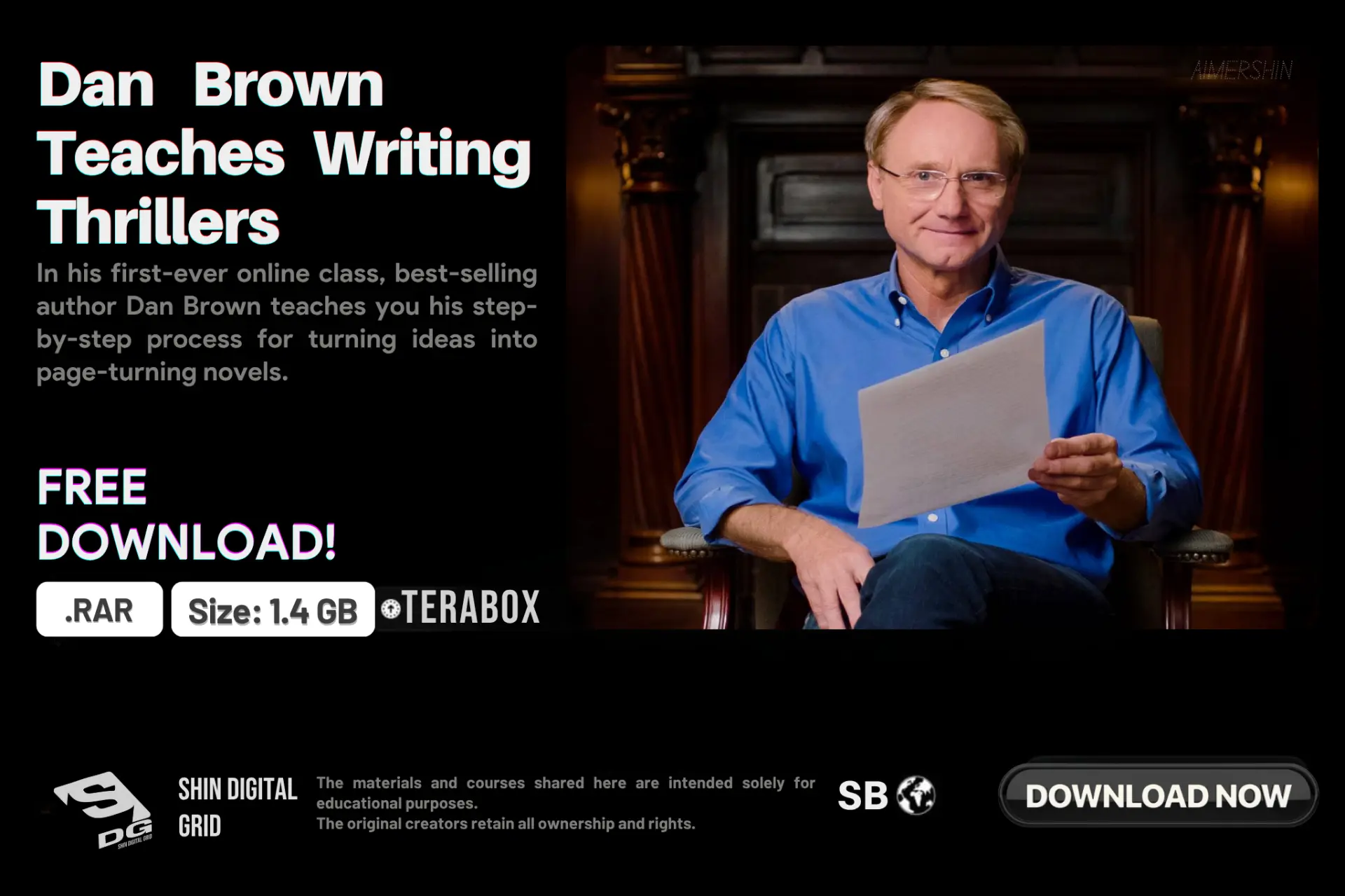Dan Brown Teaches Writing Thrillers.webp