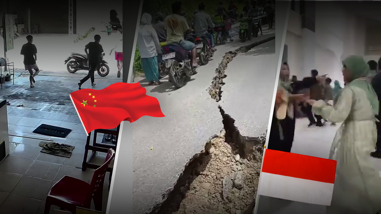 China at Indonesia, nakaranas ng magkahiwalay na malalakas na lindol