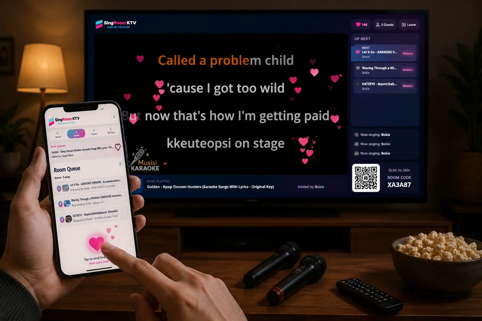 SingRoom KTV Heart React feature.webp