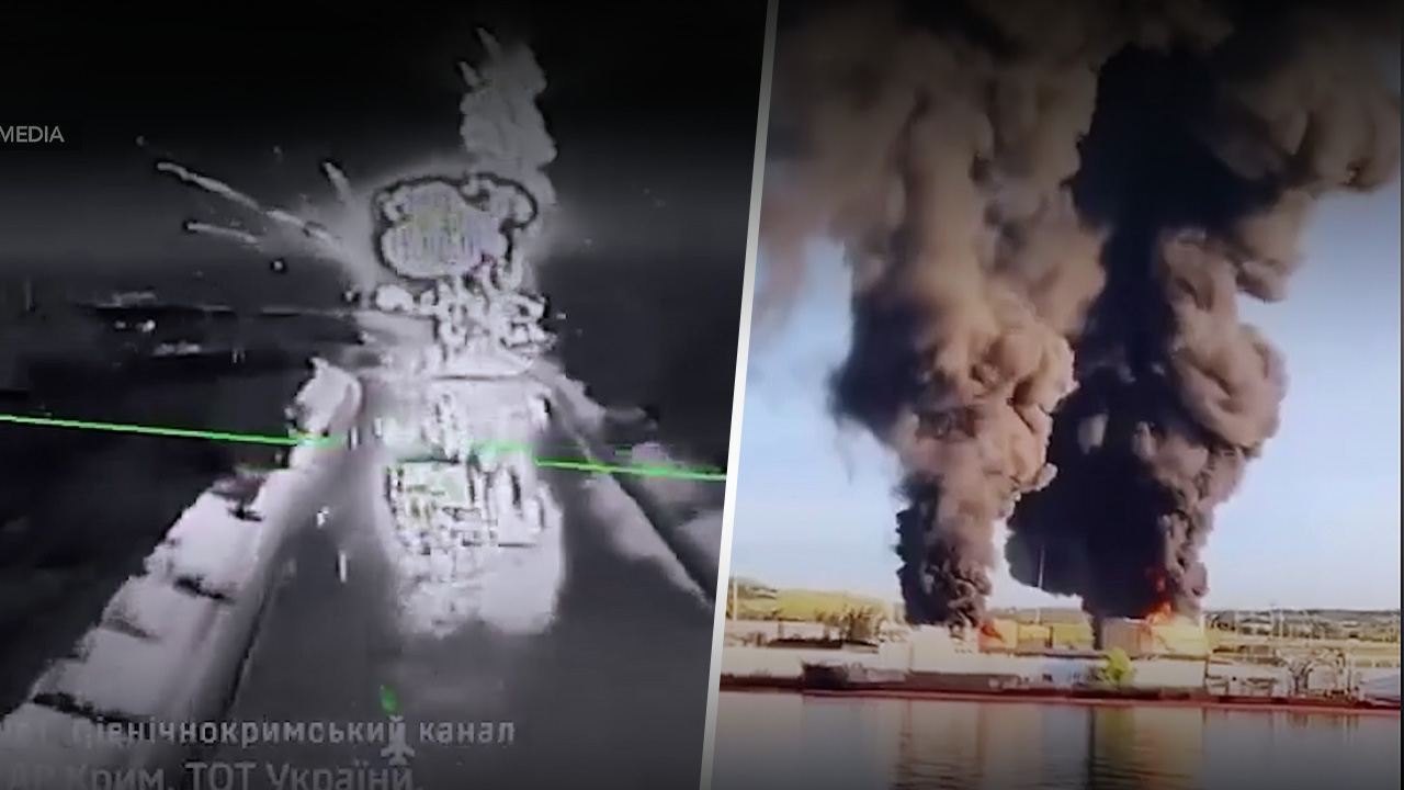 Mahalagang tulay at power substation ng Crimea, muling tinamaan ng pag-atake ng Ukraine