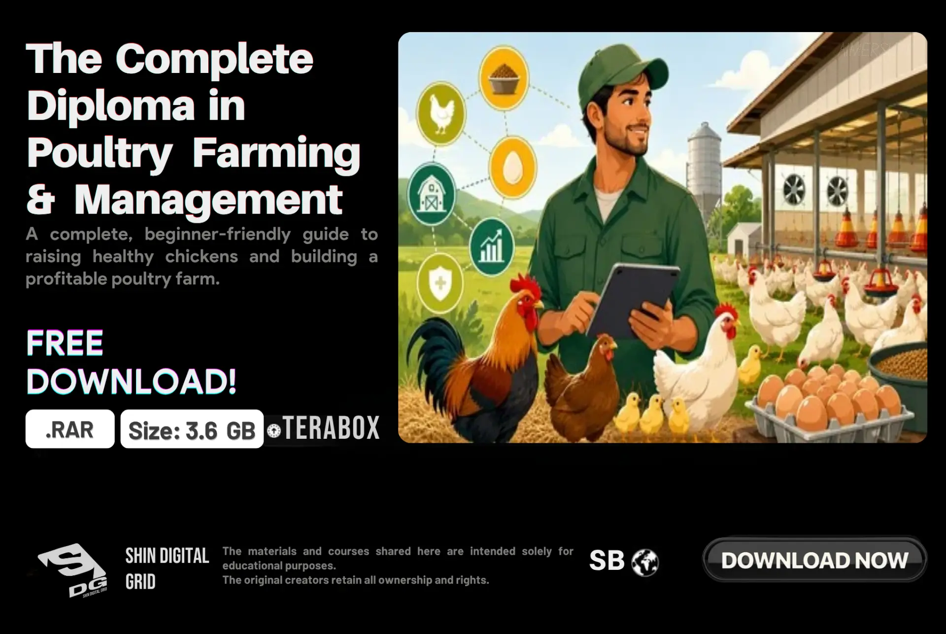 The Complete Diploma in Poultry Farming.webp
