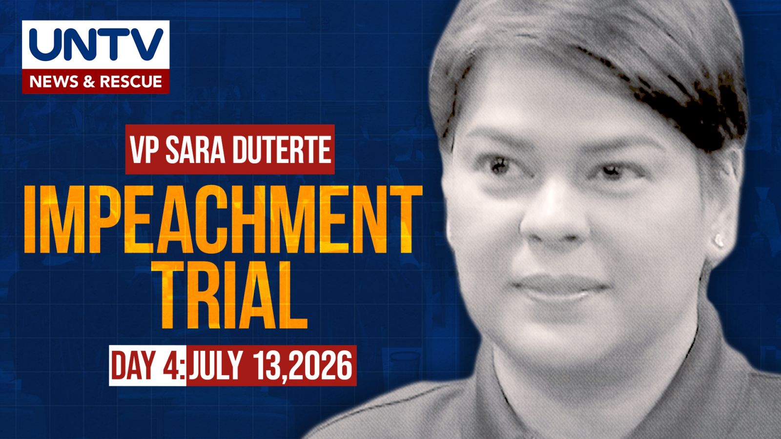 LIVE: Impeachment Trial of Vice President Sara Duterte | DAY 4 – July 13, 2026