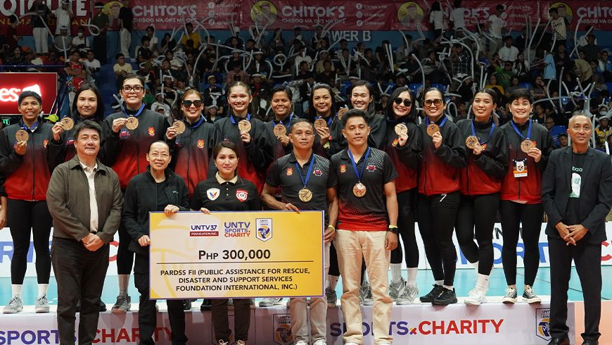 UVL Season 4 honors participating teams P2.250 million pesos tax-free grants to chosen charities
