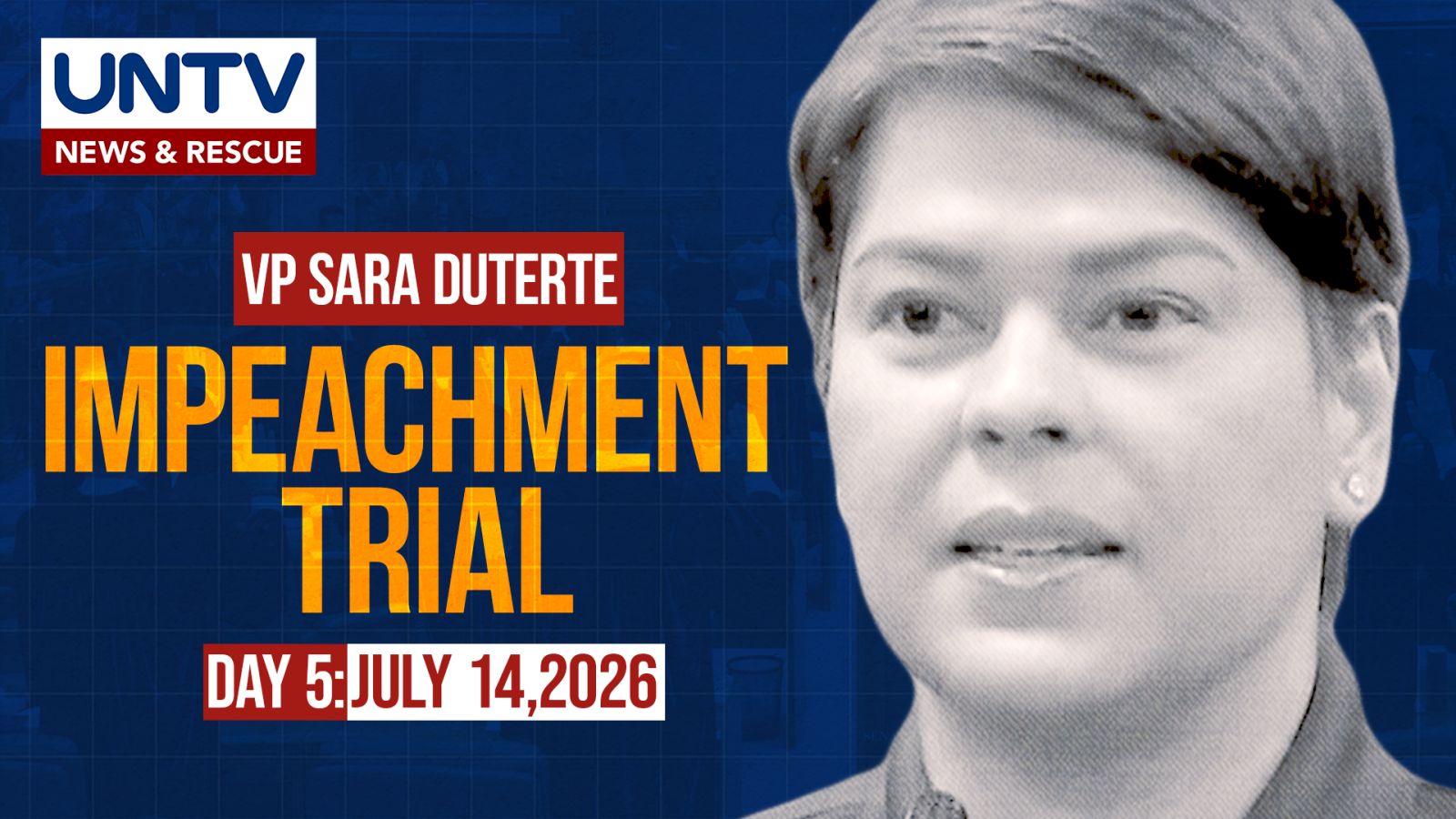 LIVE: Impeachment Trial of Vice President Sara Duterte | DAY 5 – July 14, 2026