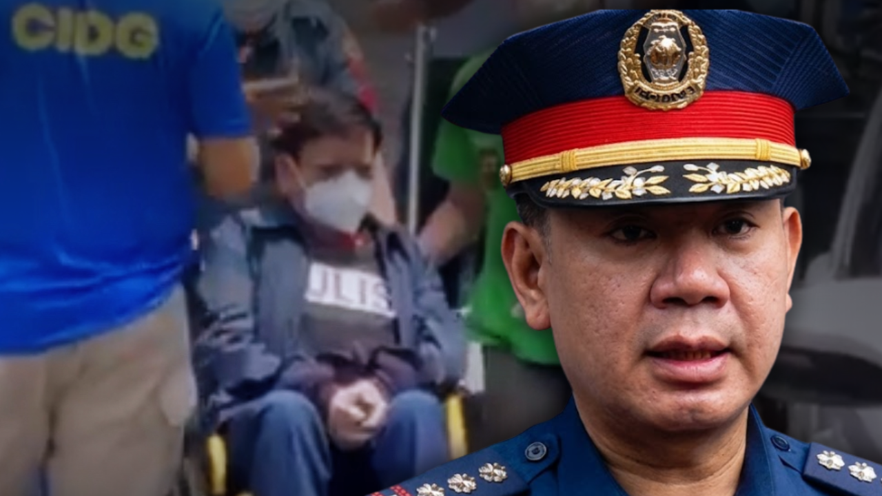 Sen. Marcoleta, naka-wheelchair nang ilabas sa PNP General Hospital