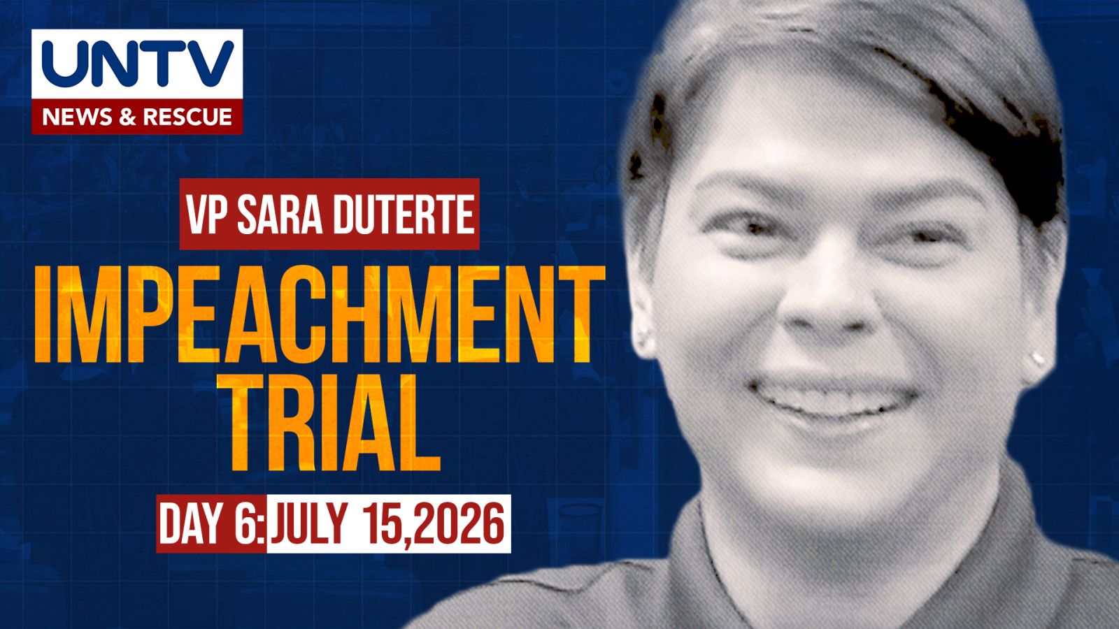 LIVE: Impeachment Trial of Vice President Sara Duterte | DAY 6 – July 15, 2026 Copy