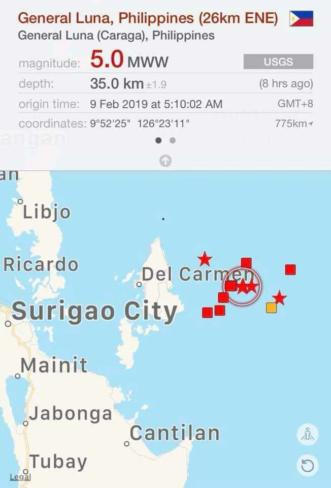 EARTHQUAKE ALERT!! 2-9-19