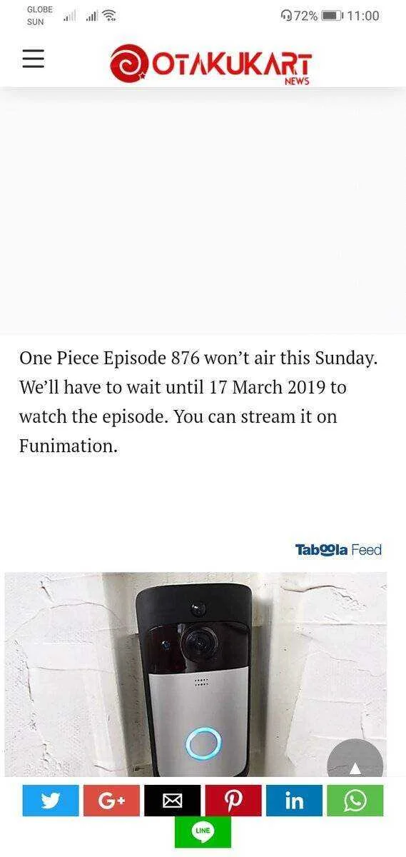 One Piece Episode 876