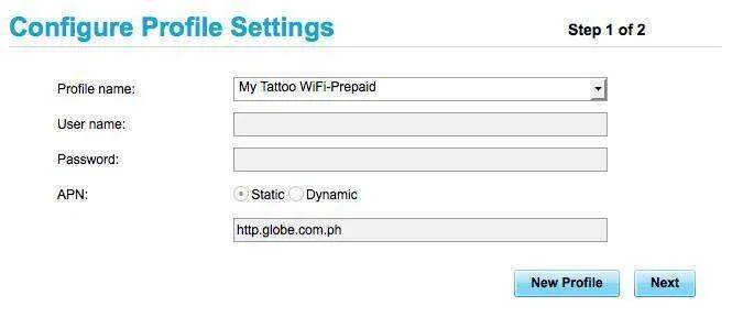 Globe-Tattoo-Configure-profile-settings.webp