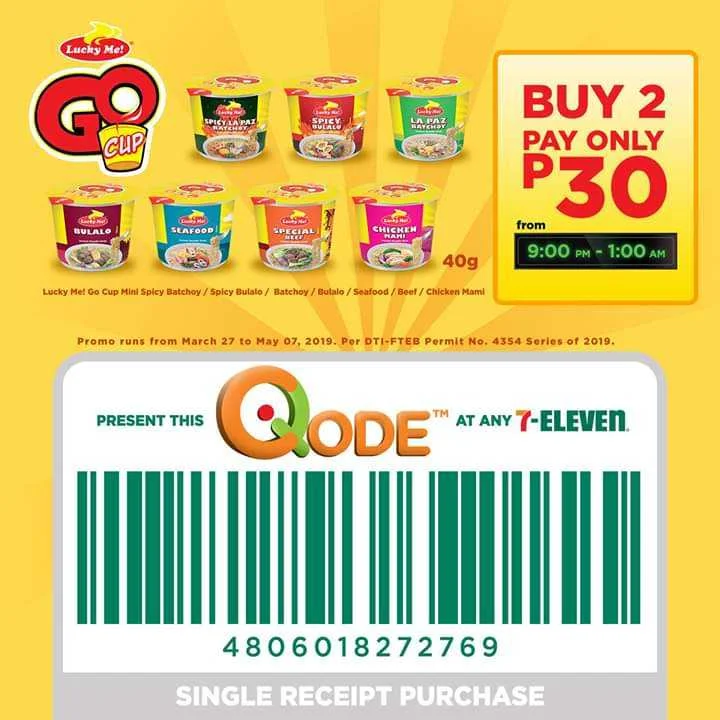 Lucky Me promo until May 7 only