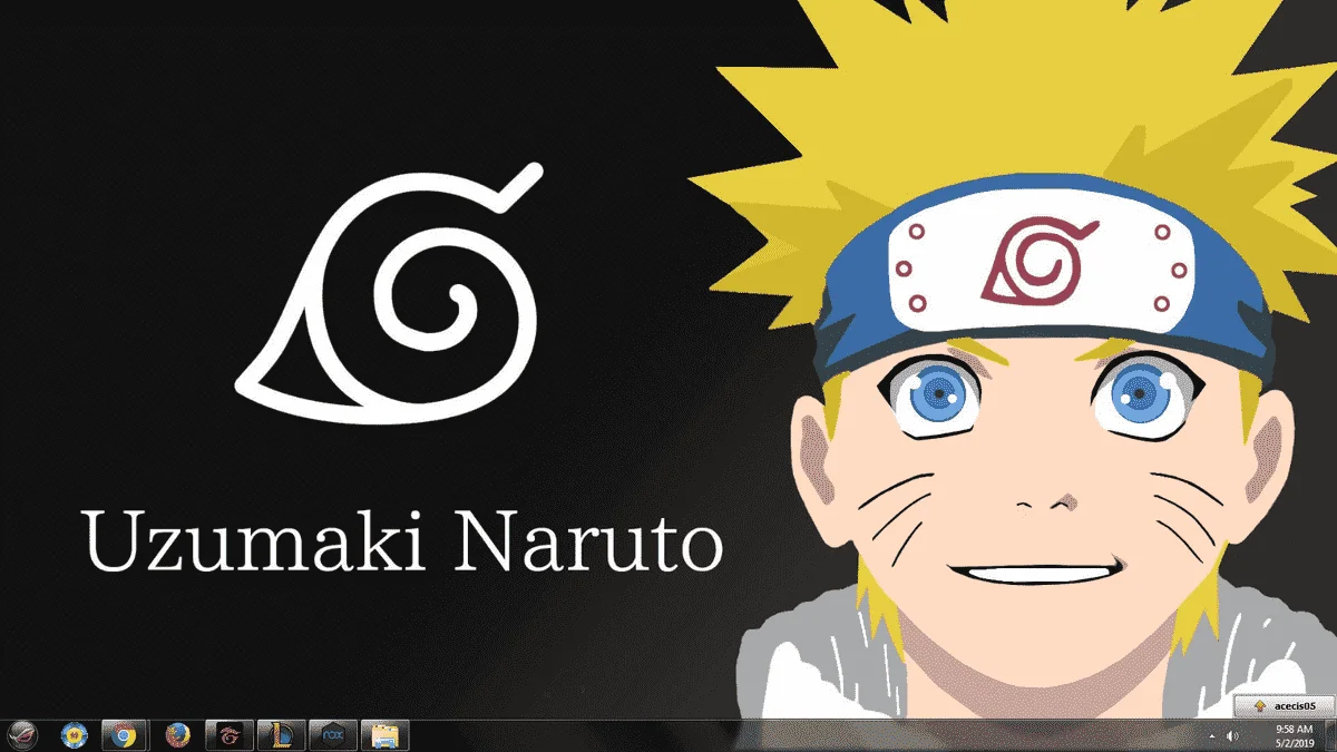 Minimalist Naruto PC Wallpaper