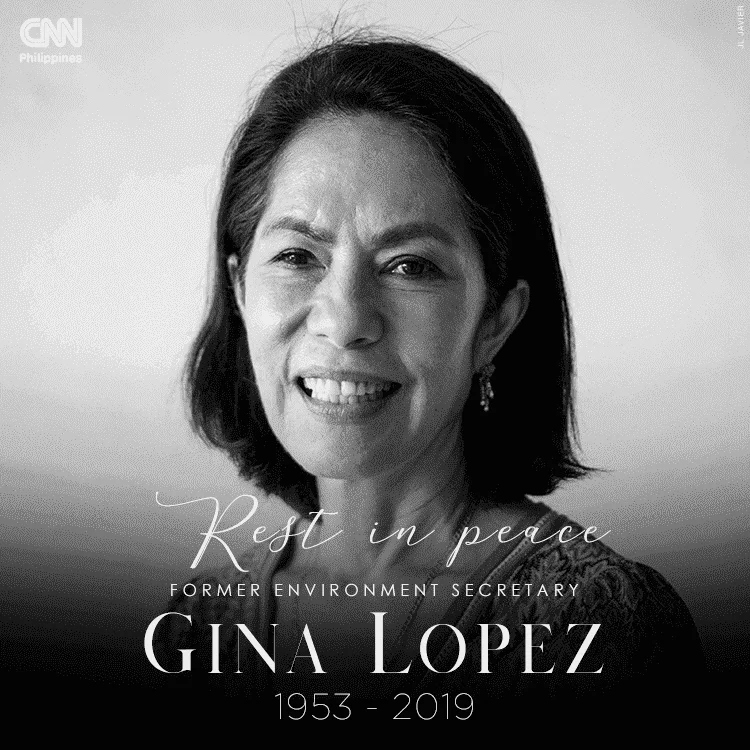 RIP, Gina Lopez