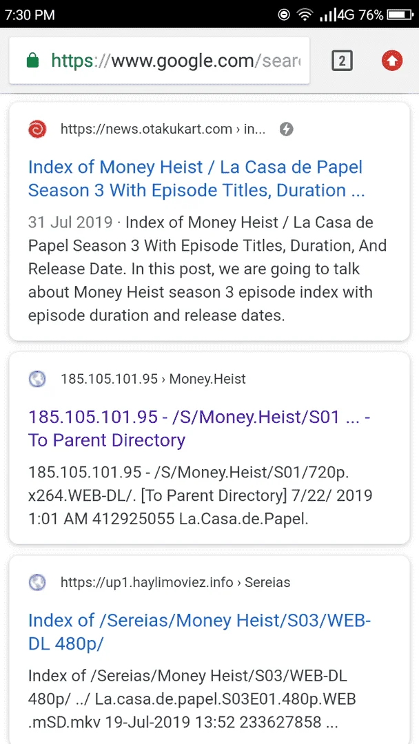 How to find Movie or TV show direct link :>