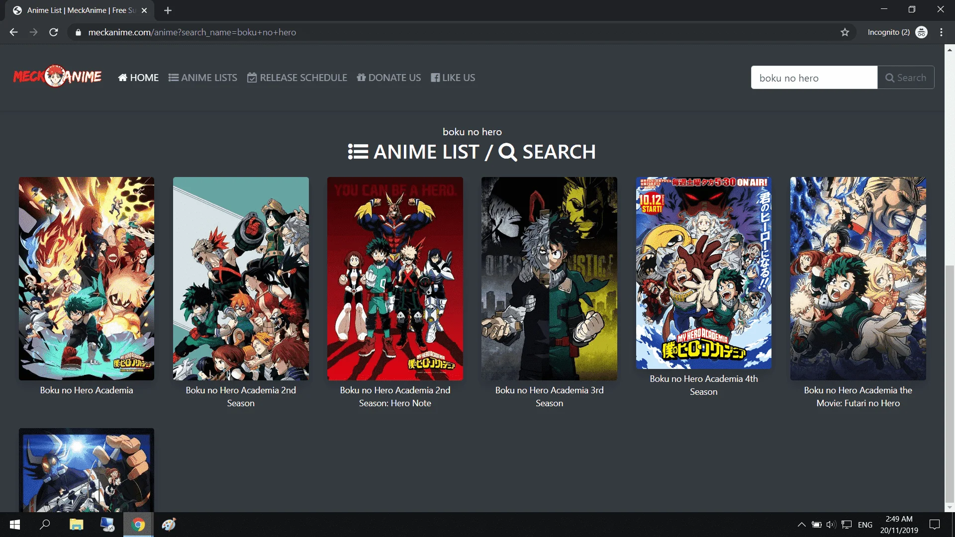 My Hero Academia [Boku No Hero] Season 1 - 4 Latest