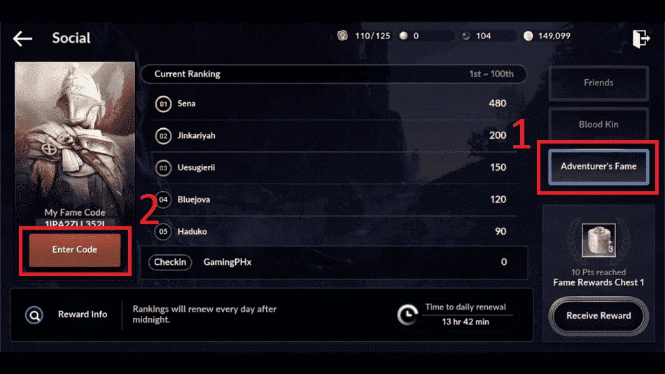 social-adventurer-fame-code-black-desert-mobile.webp